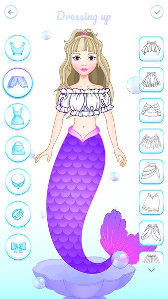 Mermaid Princess Dress Up - عکس بازی موبایلی اندروید