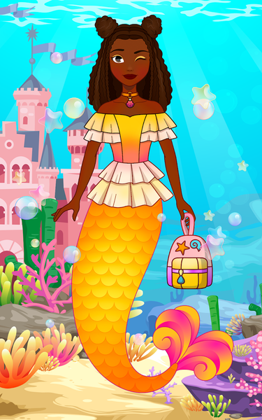 Mermaid Princess Dress Up - عکس بازی موبایلی اندروید