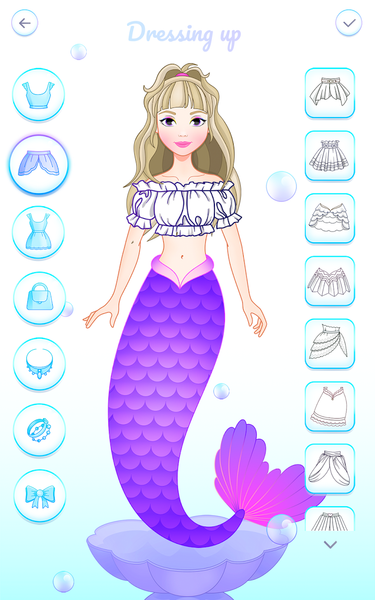 Mermaid Princess Dress Up - عکس بازی موبایلی اندروید