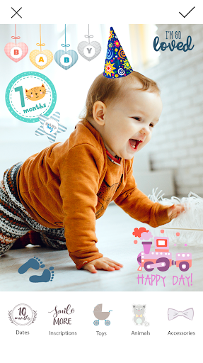 Baby Photo Editor - عکس برنامه موبایلی اندروید