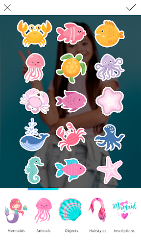 Mermaid Photo Editor - عکس برنامه موبایلی اندروید