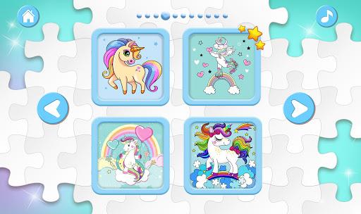 Unicorn Puzzles for Kids - Gameplay image of android game