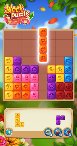 Block Puzzle: Blossom Garden - Gameplay image of android game