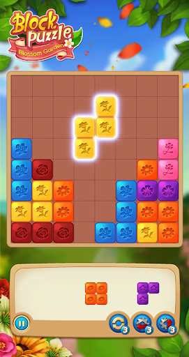 Block Puzzle: Blossom Garden - Gameplay image of android game