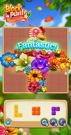 Block Puzzle: Blossom Garden - Gameplay image of android game
