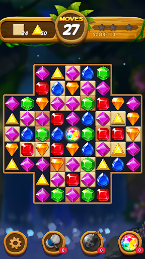 Jewels Forest : Match 3 Puzzle - Gameplay image of android game