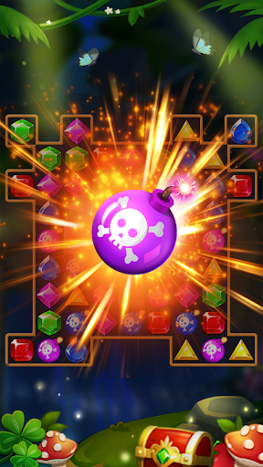Jewels Forest : Match 3 Puzzle - Gameplay image of android game
