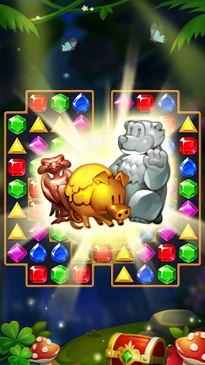Jewels Forest : Match 3 Puzzle - Gameplay image of android game