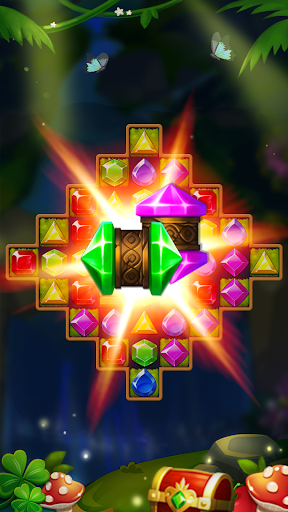 Jewels Forest : Match 3 Puzzle - Gameplay image of android game