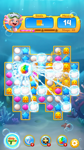 Ocean Friends : Match ۳ Puzzle - عکس بازی موبایلی اندروید