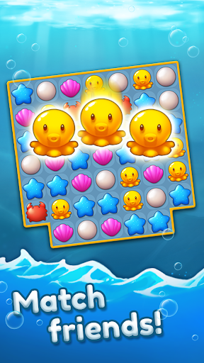 Ocean Friends : Match 3 Puzzle - Gameplay image of android game