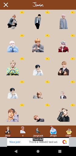 Selfie with Bts - Image screenshot of android app