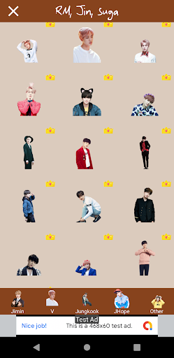 Selfie with Bts - Image screenshot of android app