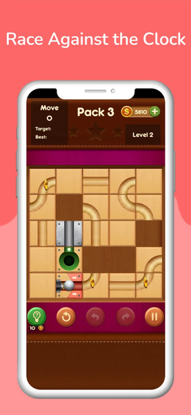 Ball Game - a Pipe Maze Puzzle - عکس بازی موبایلی اندروید
