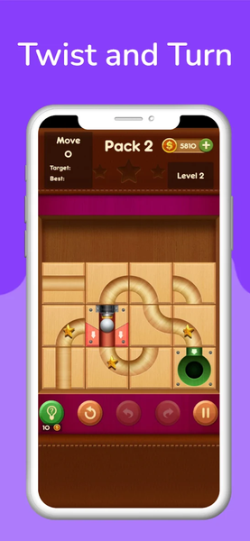 Ball Game - a Pipe Maze Puzzle - Gameplay image of android game