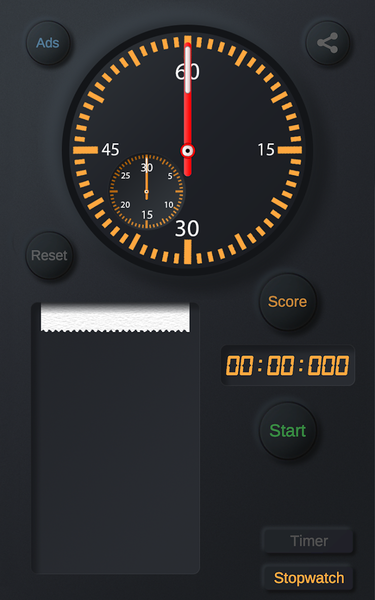 Timer & Chrono Stopwatch Score - Image screenshot of android app
