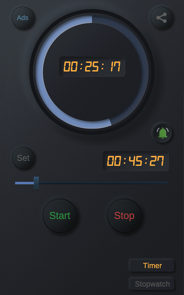 Timer & Chrono Stopwatch Score - Image screenshot of android app