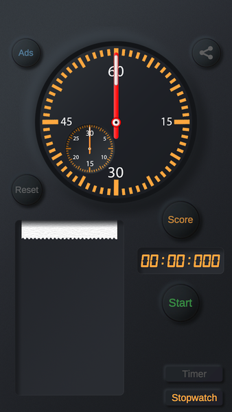 Timer & Chrono Stopwatch Score - Image screenshot of android app
