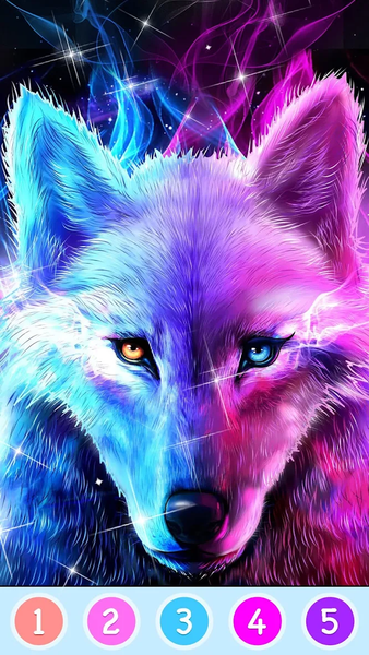 Fantasy Color-Paint By Number - عکس برنامه موبایلی اندروید
