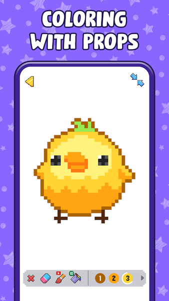 Pixel Book: Color by Number - Gameplay image of android game