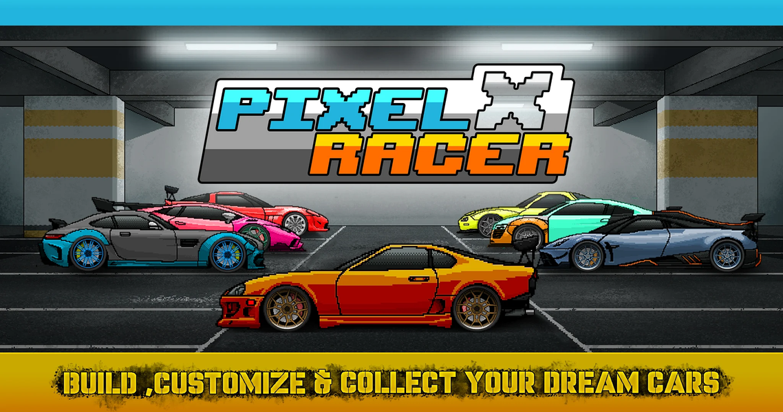 Pixel Racer - Gameplay image of android game