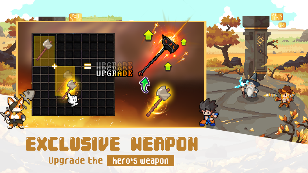 Pixel Squad: Idle RPG Legends - عکس بازی موبایلی اندروید