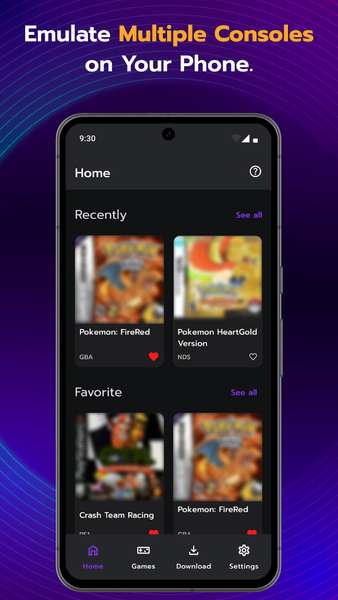 GBA Game Emulator - Image screenshot of android app