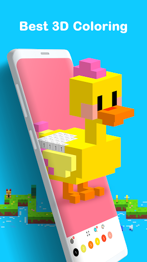 Voxel - ۳D Color by Number & Pixel Coloring Book - عکس بازی موبایلی اندروید