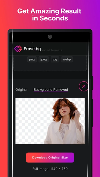 Erase.bg (Remove Background) - Image screenshot of android app