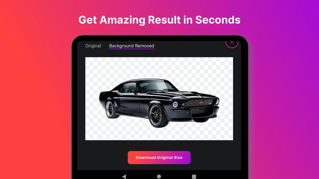 Erase.bg (Remove Background) - Image screenshot of android app