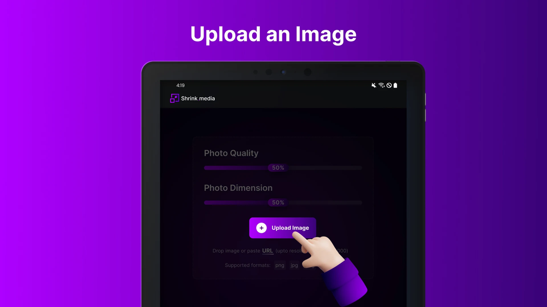 Shrink.media (Compress Images) - Image screenshot of android app