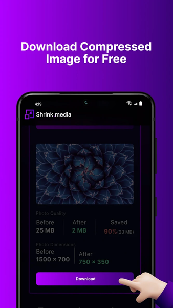 Shrink.media (Compress Images) - Image screenshot of android app