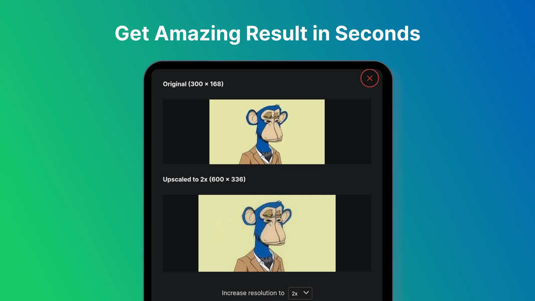 AI Photo Enhancer UpscaleMedia - عکس برنامه موبایلی اندروید