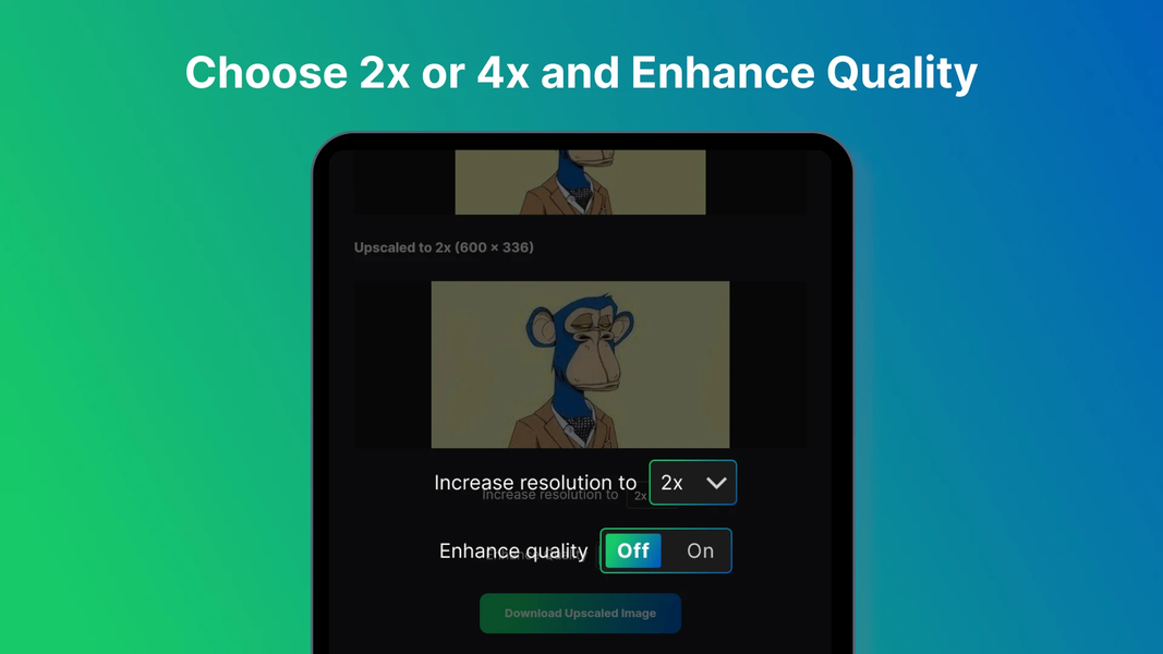 AI Photo Enhancer UpscaleMedia - عکس برنامه موبایلی اندروید