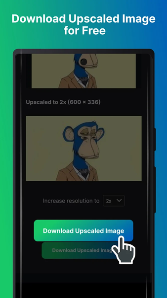 AI Photo Enhancer UpscaleMedia - عکس برنامه موبایلی اندروید