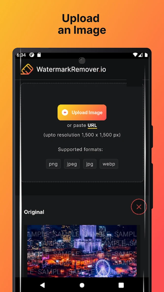 WatermarkRemover.io - عکس برنامه موبایلی اندروید