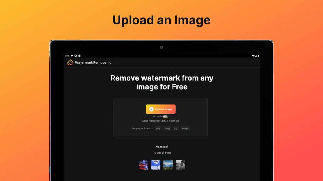 Watermark Remover from Photos - Image screenshot of android app