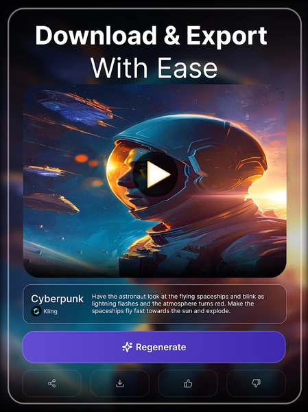 Vidy: AI Video Maker & Editor - Image screenshot of android app