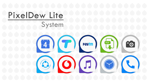 PixelDew Lite Icon Pack Free - عکس برنامه موبایلی اندروید