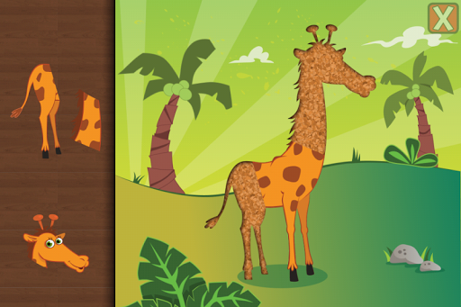 Animal Jigsaw Puzzle Toddlers - Gameplay image of android game