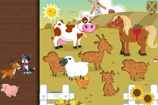 Animal Jigsaw Puzzle Toddlers - Gameplay image of android game