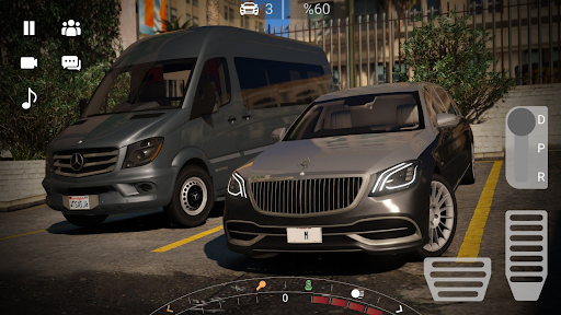 Car Driving Mercedes Maybach - Gameplay image of android game