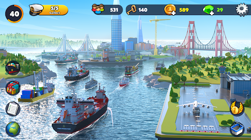 Port City: Ship Tycoon - عکس بازی موبایلی اندروید