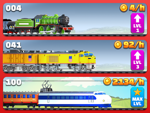 Train Collector: Idle Tycoon - Gameplay image of android game