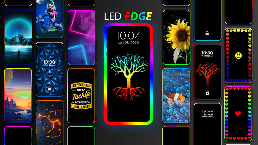 EDGE Lighting -LED Borderlight - عکس برنامه موبایلی اندروید