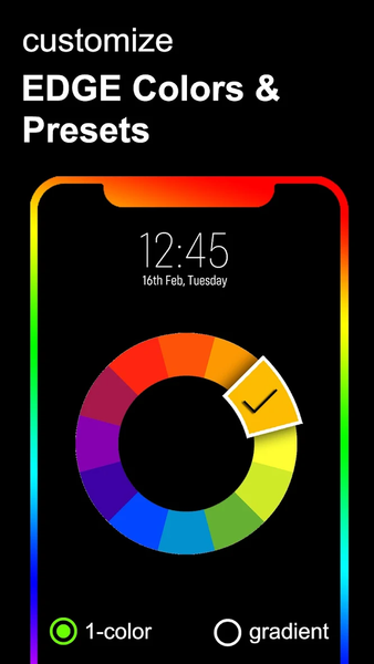 EDGE Lighting -LED Borderlight - Image screenshot of android app