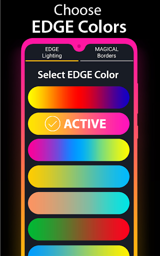 Edge Lighting - Borderlight - عکس برنامه موبایلی اندروید