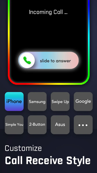 LED Caller Screen Phone Dialer - Image screenshot of android app