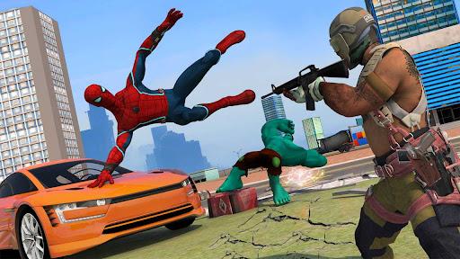Spider Rope Hero Man Gangster Crime City Battle - Image screenshot of android app