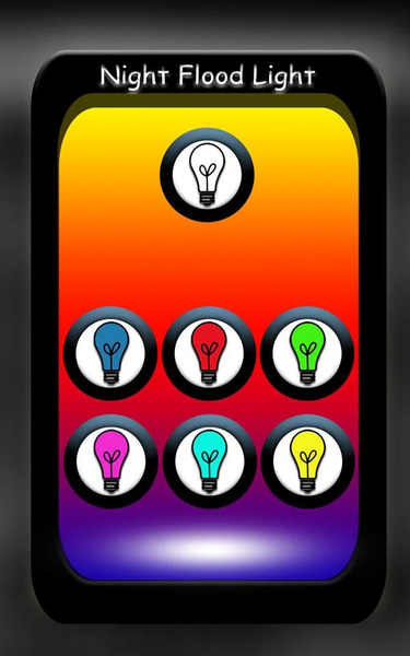 Night Flood Light Flashlight - Image screenshot of android app